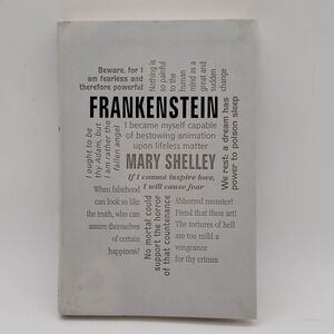 Mary Shelley Frankenstein Flexibound Word Cloud Classics 2013 Typography Good